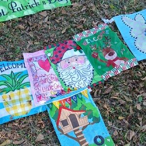 Colorful Seasonal Garden Flags